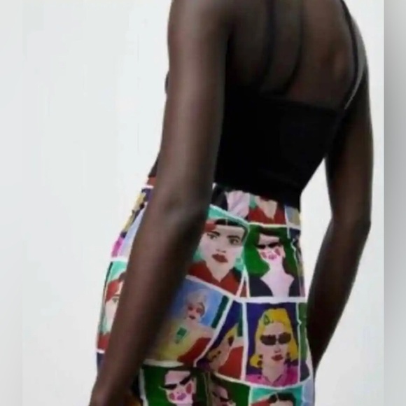 Zara x‎ Natacha Paschal bike shorts size small new - Picture 7 of 9